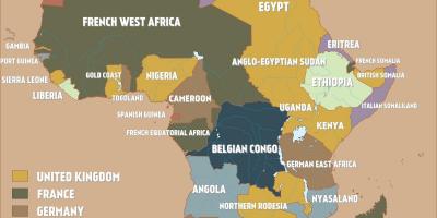 Kort over britisk Cameroun