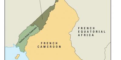 Kort uno stat Cameroun